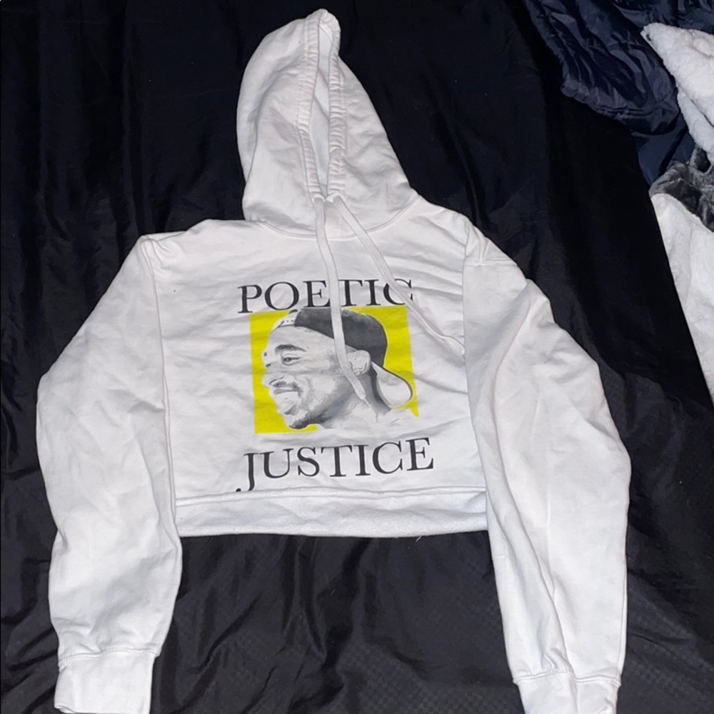 Cropped Tupac Hoodie
